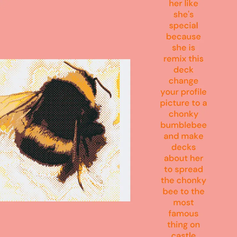Chonky bee by @gillygames