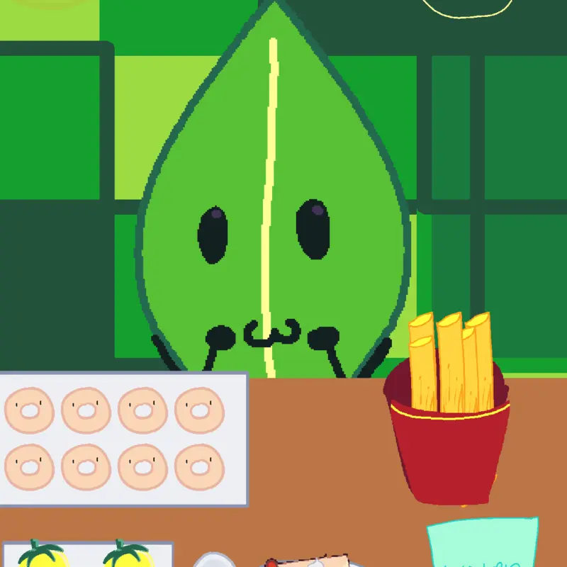 LEAFY MUKBANG by @Cherie_blossom