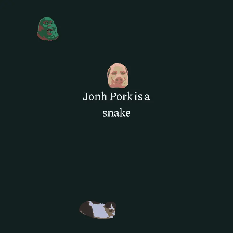 JONH PORK IS A SNAKE by @Joel_nalguitas