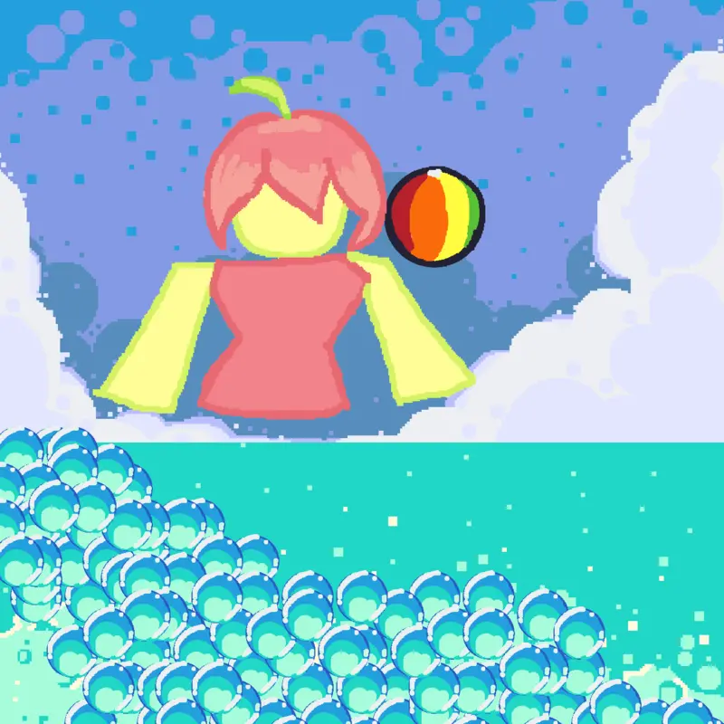 Wip beach game by @Moonshell_lolz