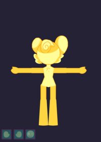 About my oc name goldfluff (Goldy)