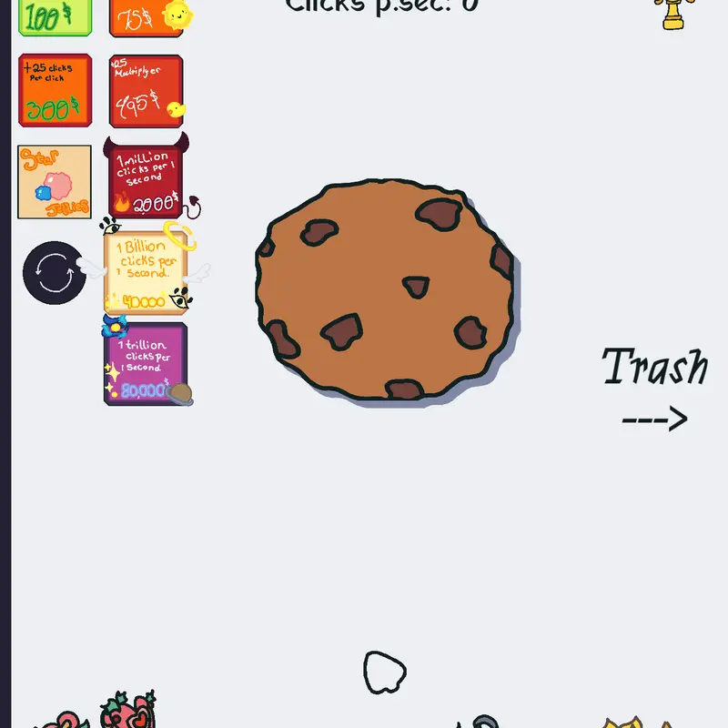 Cookie clicker by @duckygames101