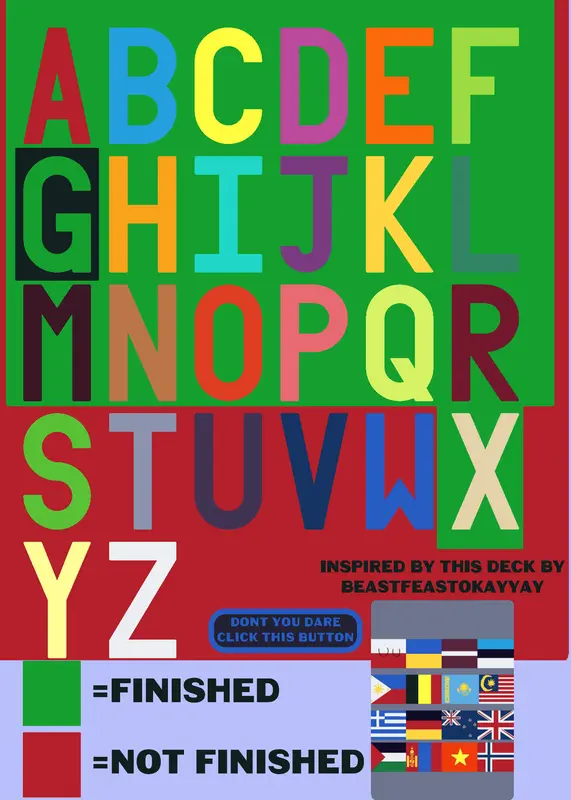 My Alphabet Band by @LuckyNumber7_The_Third