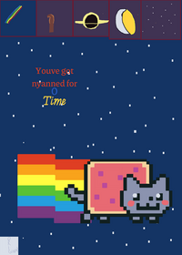 Spend time with nyan cat!