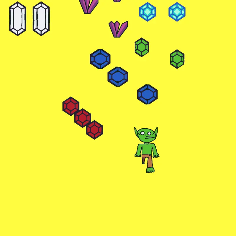 Crystals and gems test by @Bedrohem