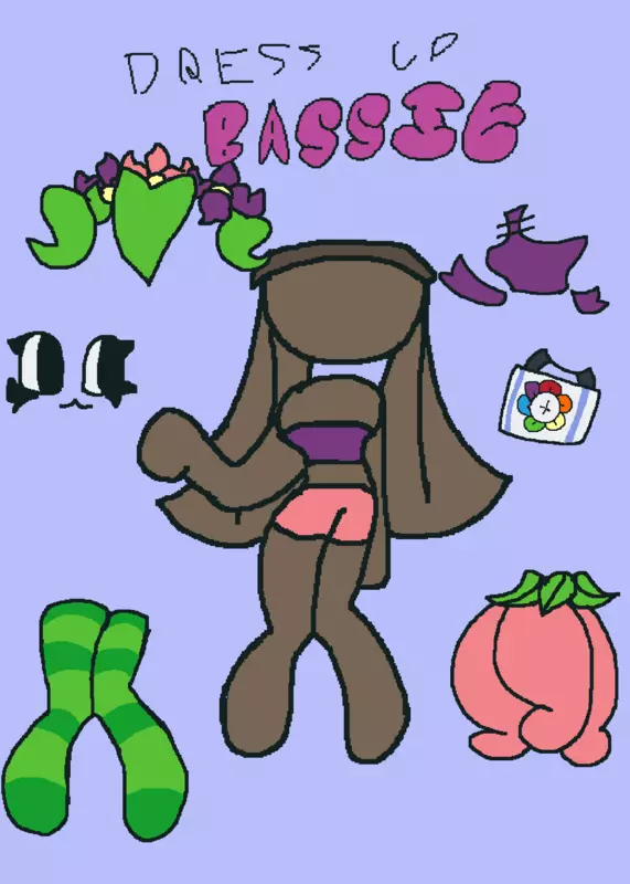 Dress up Bassie! by @D1N0SN0R3SH3LLYL0V3R