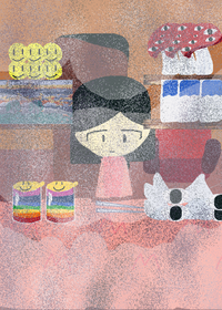 eating in dreamcore