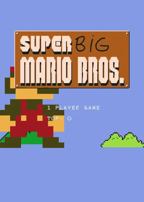 Super big mario bros by @PadariaMexicana