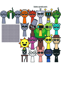 Sprunki assets