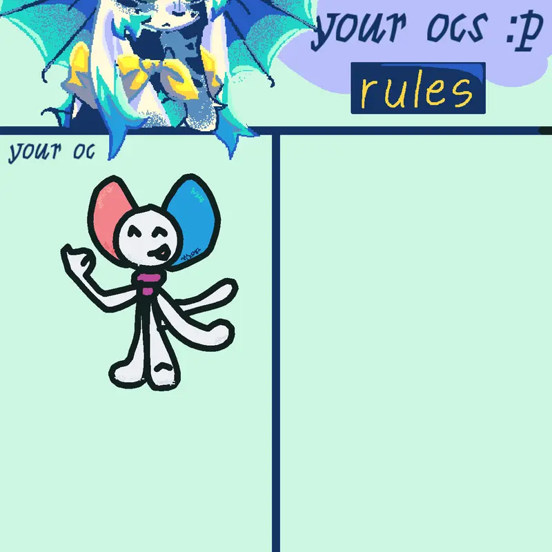 Draw my OC by @zaimatias03