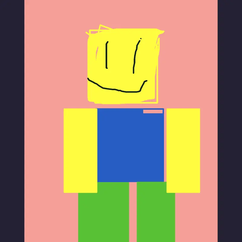Drawing of noob by @william1029384756