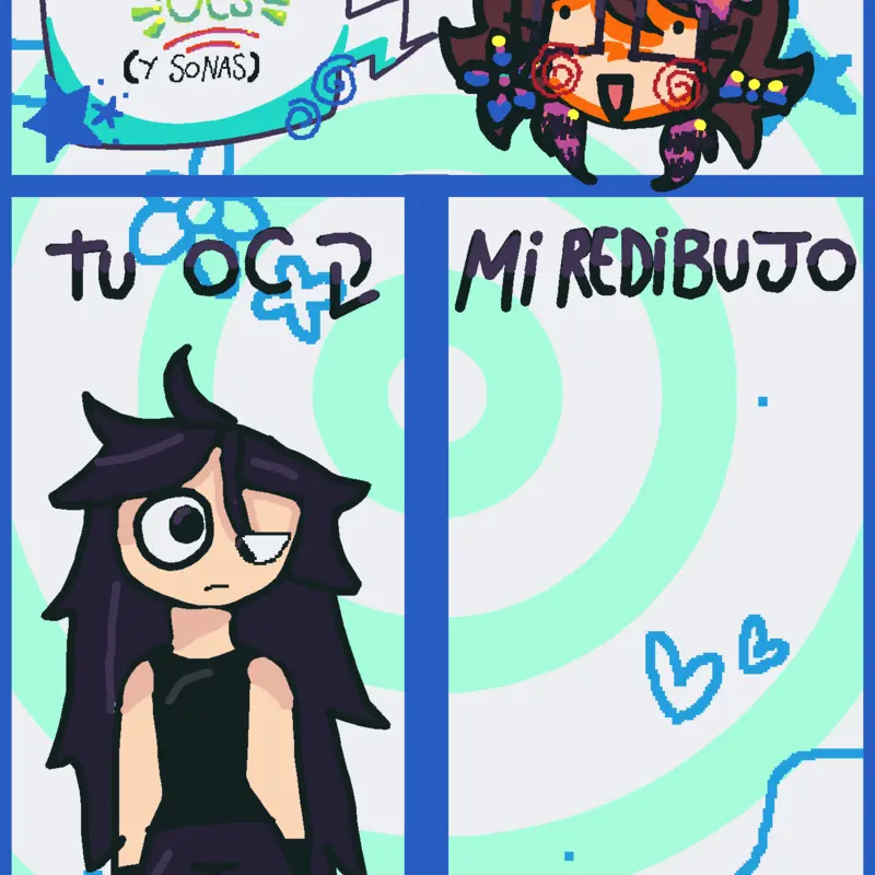 Dibuja tu oc/sona y lo redibujare :3> by @caddlesita