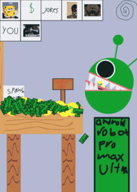 escape from angry caldruki and steal baby...