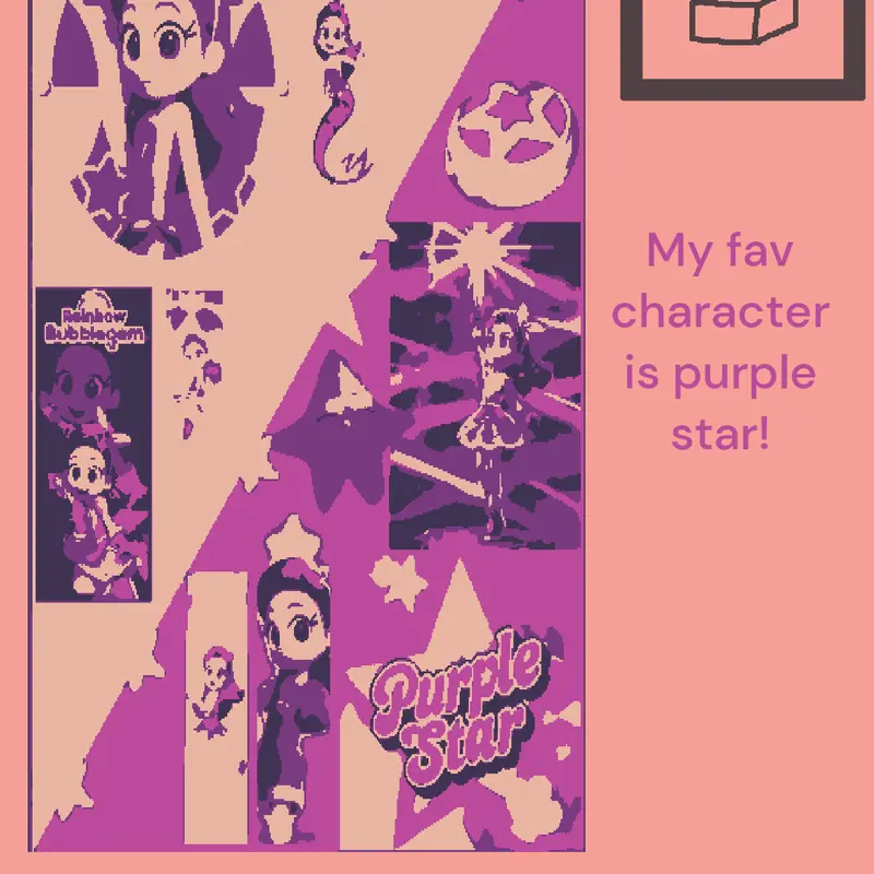 Purple star!!!!!! (On procreate) by @JOINTHECOUNCIL
