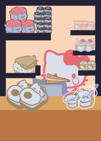 Feed hello kitty!
