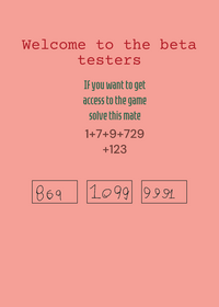 Welcome to the beta game