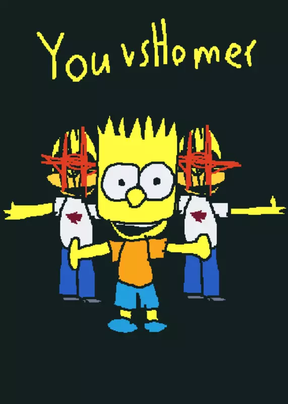 you vs homer by @LethalApe_Devs