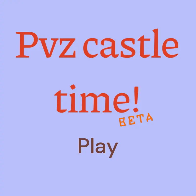Game by @SuperPlantsVSZombiesFan
