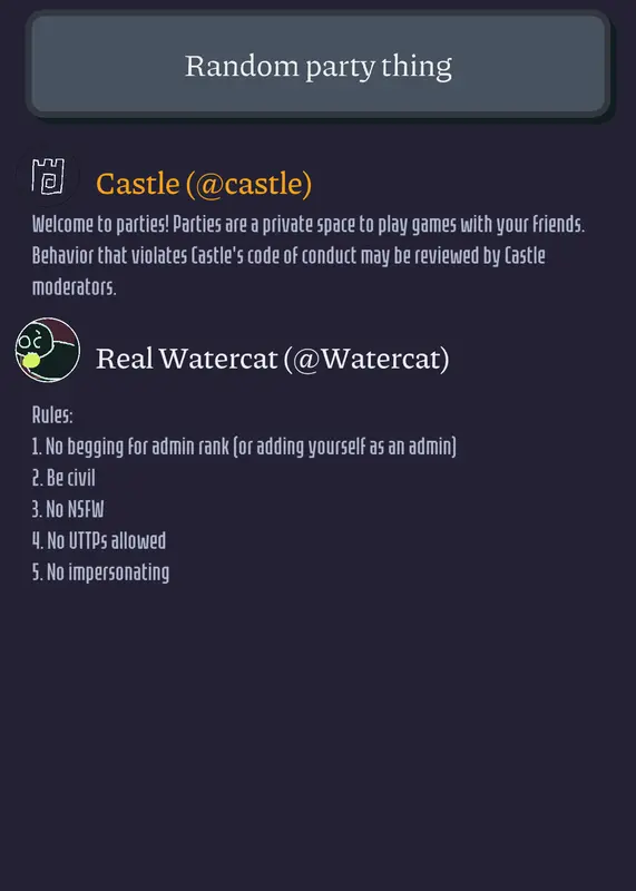 Game by @WatercatQNA5