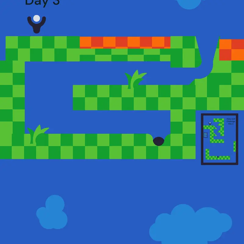 Daily Golf Chalenge Day 3 by @Hinlord123