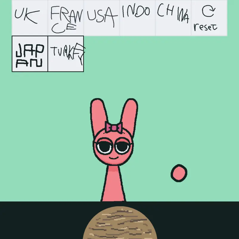Sushi monsters but countries by @MrtDnz