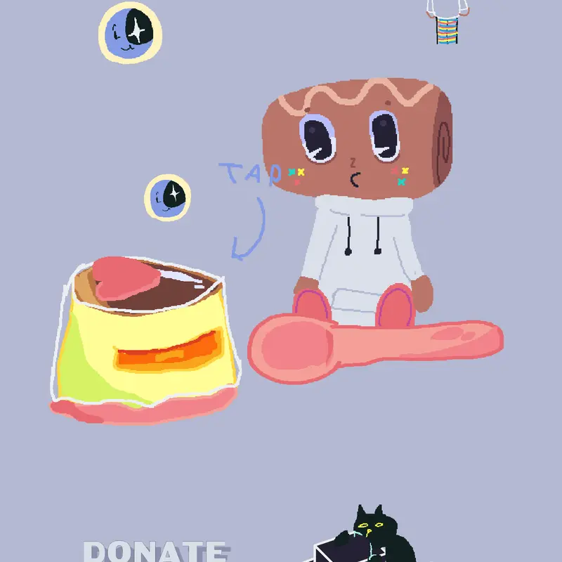 Just feed him btw by @voidcat_officals