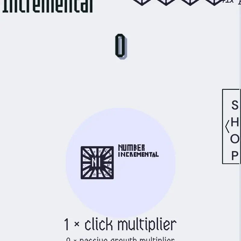 Number incremental by @theotherHalloooo