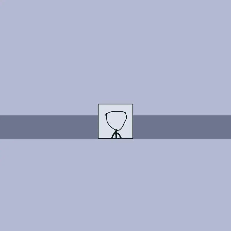 The stickman is tester is neutral by @rushinging