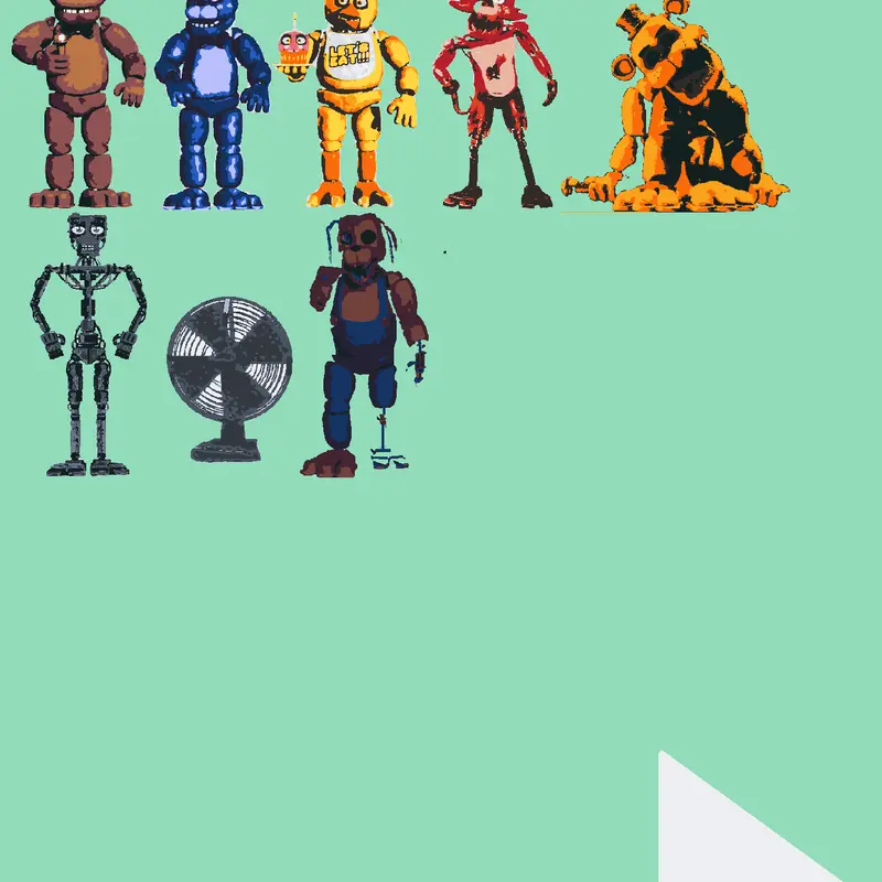 FNAF Images ( FNaF 1 ~ 4 ) by @AdrianGulyas