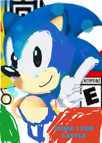 Sonic the hedgehog in castle
