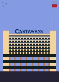 Castaways demolition in Las Vegas