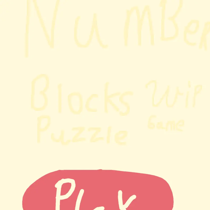 Number blocks puzzle by @B4R1ST4