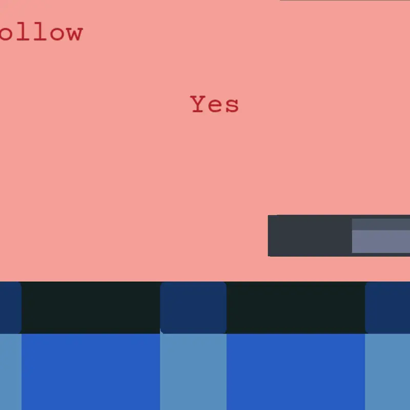 Yes or no dash by @bob_7892