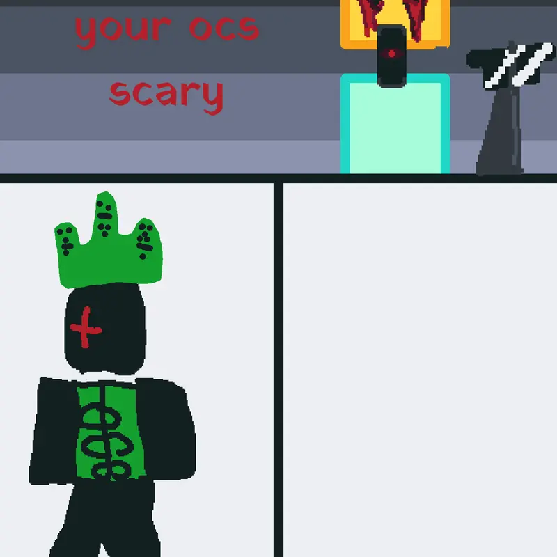 Drawing your ocs scary by @Sviatoslav43