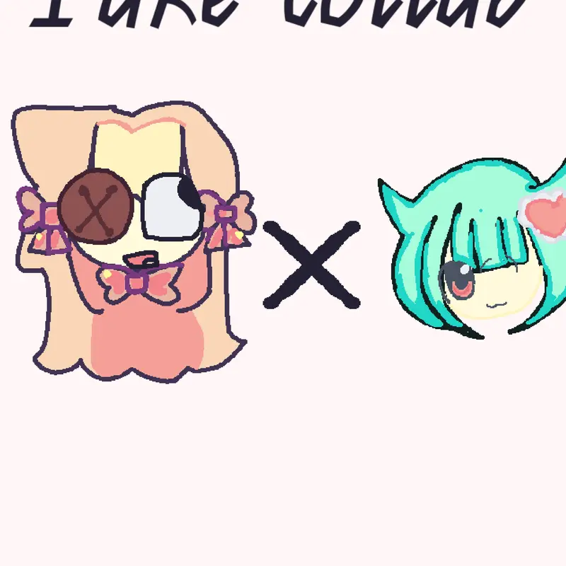 BTW ITS A FAKE COLLAB credits to: V4N1TY by @cake77