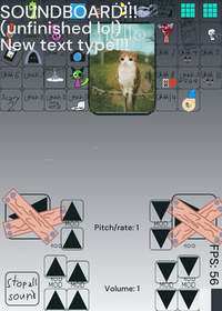 Unfinished soundboard - Tags (don't read):