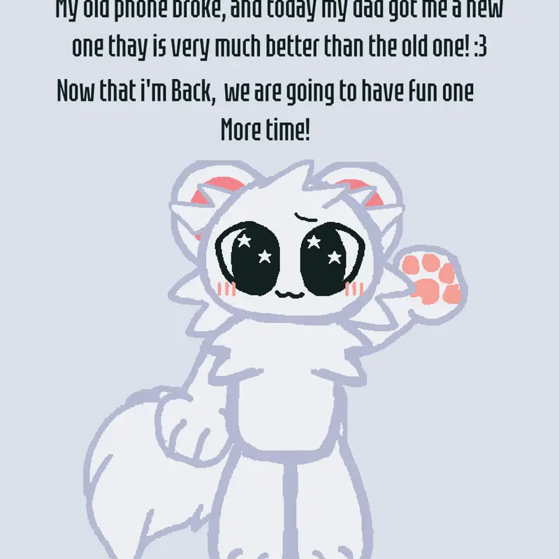 Whitey is back! by @The_cute_Whitey_7w7