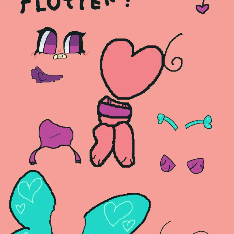 Dress Up Flutter! by @D1N0SN0R3SH3LLYL0V3R