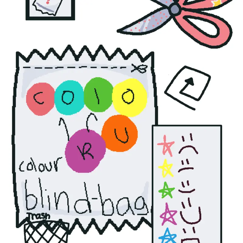 Cute :-) color unboxing by @GraceWall