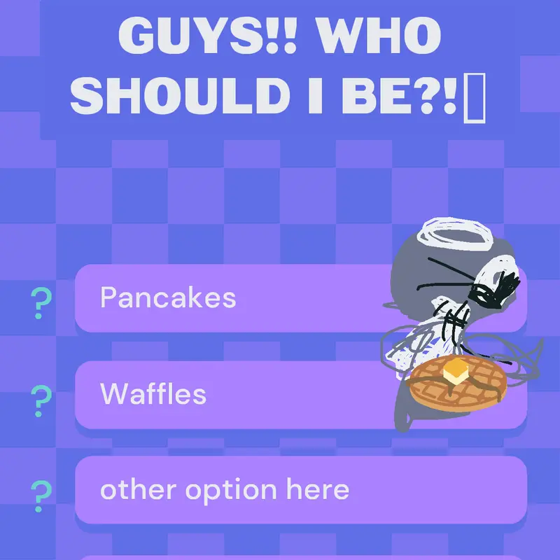 pookies who should I beeee by @BARISTAS_STALKER