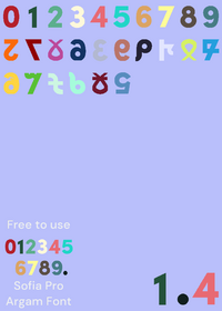 My Sofia Pro Argam Font