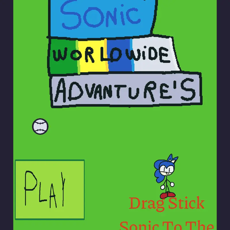 Stick Sonic World Wide Advanture's DELTA by @arthursilvamendes
