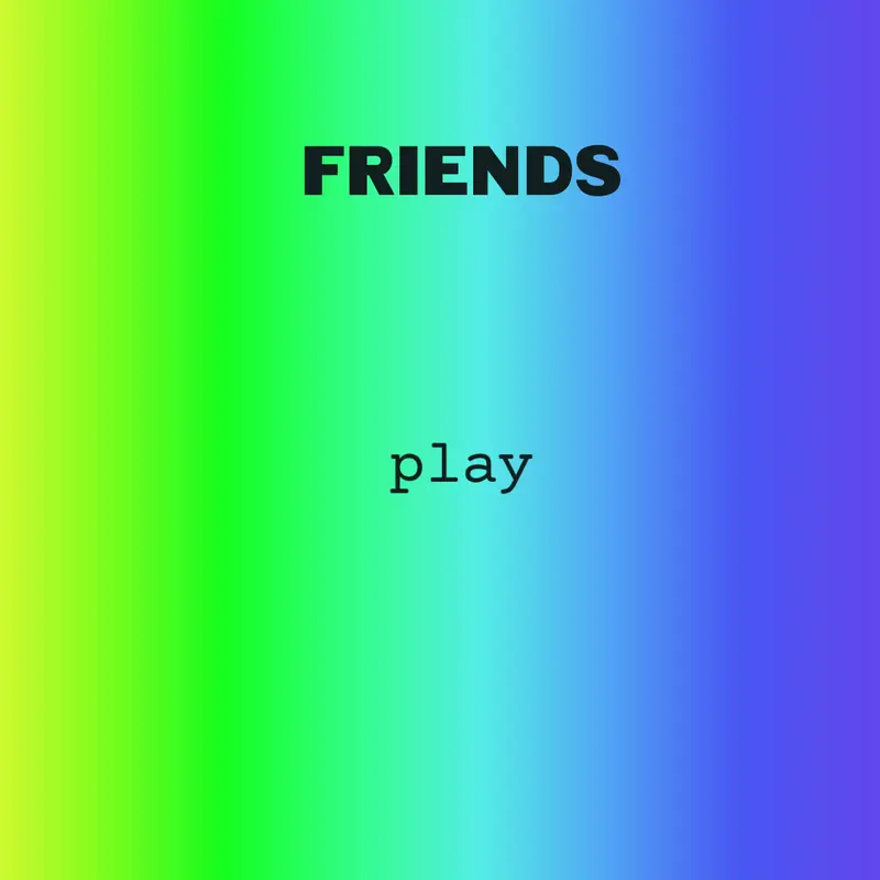 Friends (horror) by @IDKILOVEBURGERS