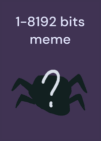 1bit - 8192bit meme song