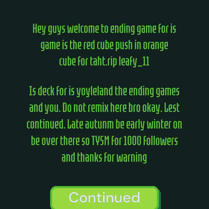 Game by @Redleafys