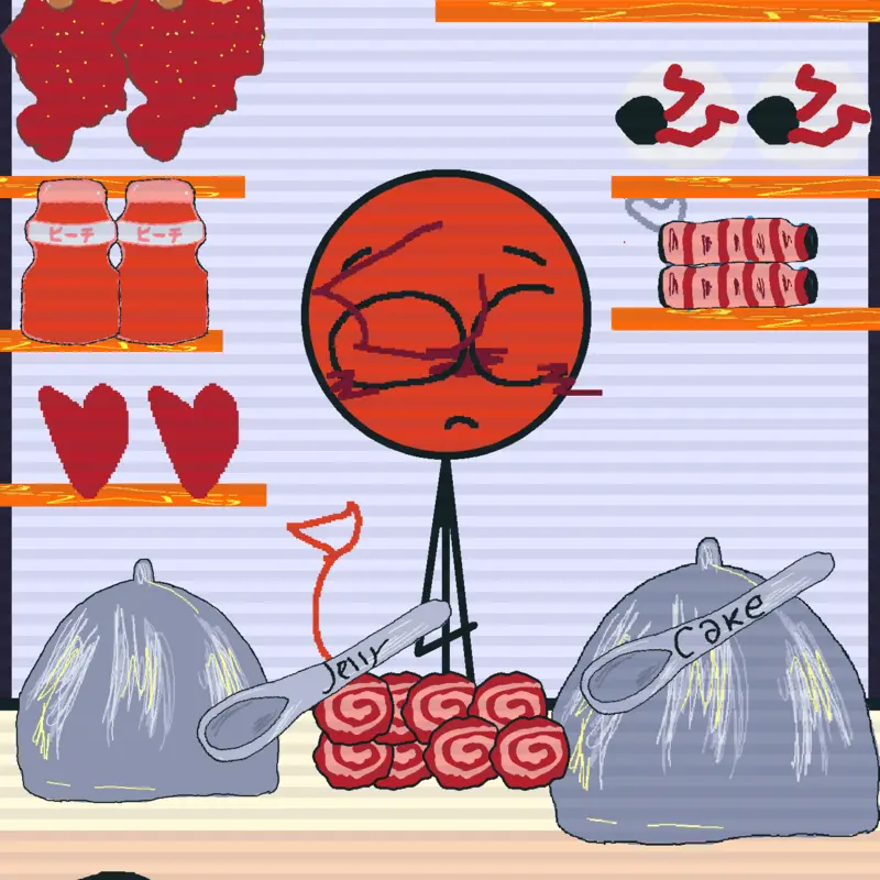 Red Mukbang by @coolkid26