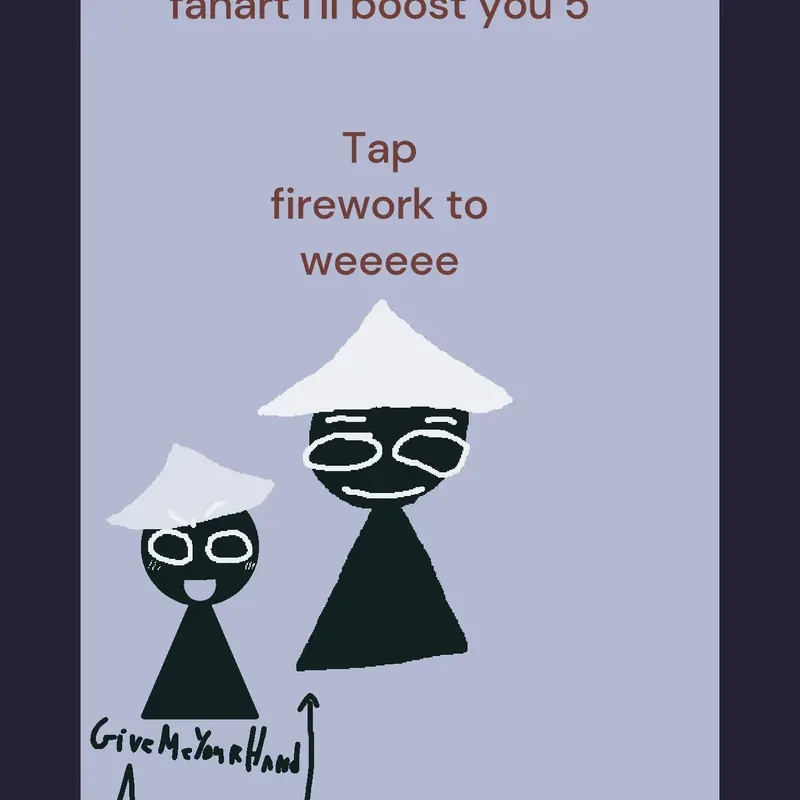 A lil fanart for OP :) by @GiveMeYourHand