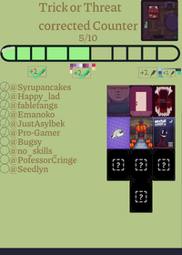 A halloween counter