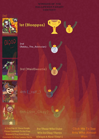 Halloween Fanart Contest Results