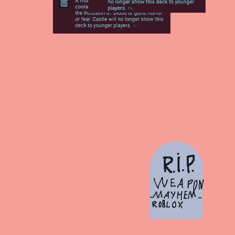 Game by @Weapon_Mayhem_Roblox